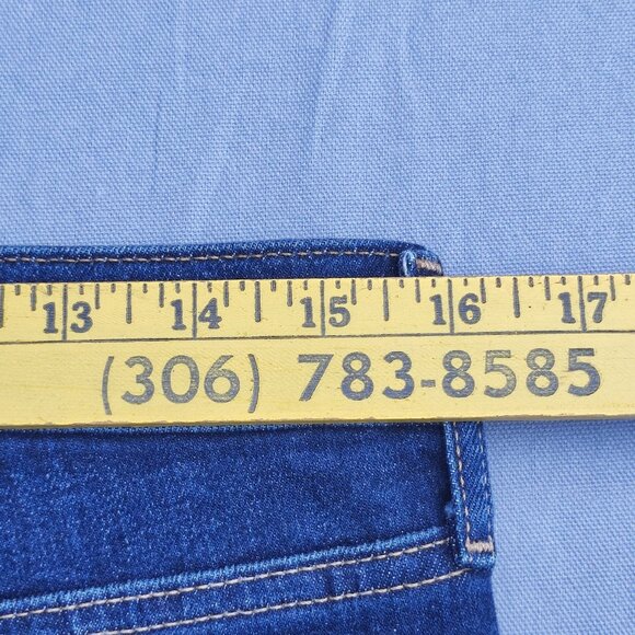 GAP Jeans women's sz 31/12 indigo blue colour vintage slim high rise ankle glaze - Picture 10 of 14